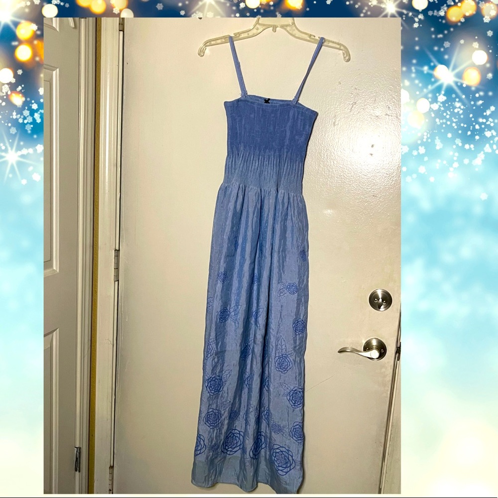 Blue dress
